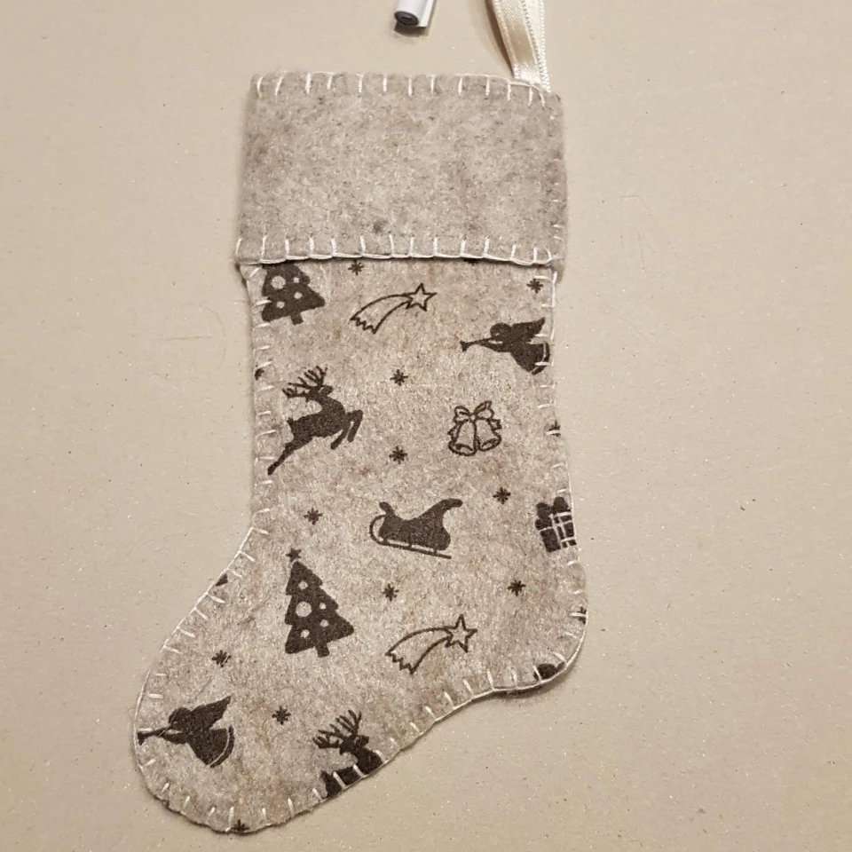 Calzina della befana 12x6,5cm  (2,50)