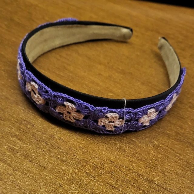 Cerchietto granny viola (5)