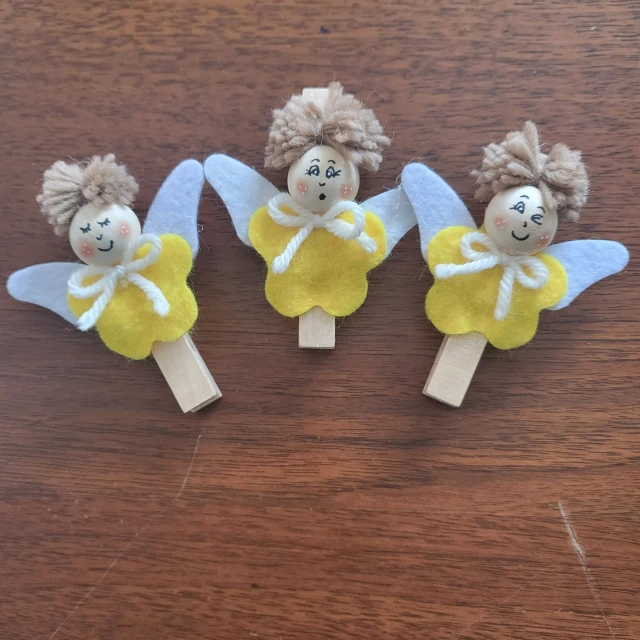 mollettina angioletto 7cm giallo (1,50)